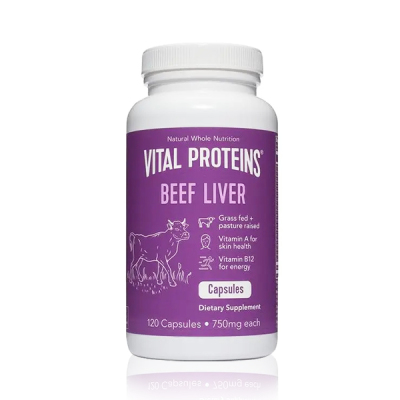 Vital Proteins BEEF LIVER Capsules  120 Capsules 