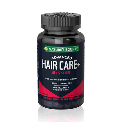 Nature's Bounty Advanced Men's Series Hair Care+  120 Softgels 