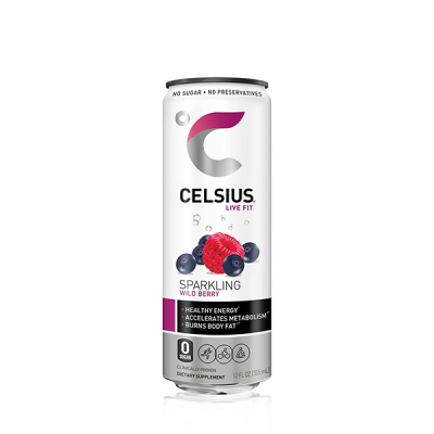 Celsius Sparkling Wild Berry Energy Drink  355ml 