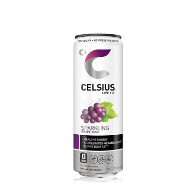 Celsius Sparkling Grape Rush Energy Drink 355ml 