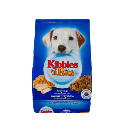 Kibbles 'n Bits Original Replacement Box Beef Flavor & Chicken Flavor Dry Dog Food  6kg 