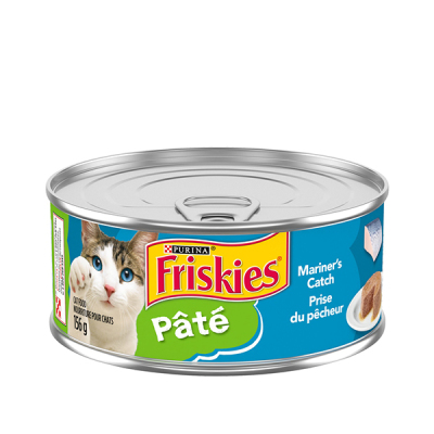 Friskies Pâté Mariner's Catch  Wet Cat Food 156g 
