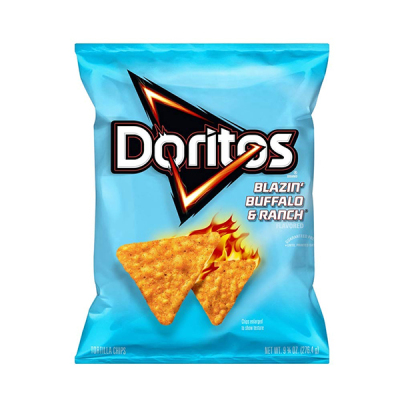Doritos Blazin’ Buffalo & Ranch® Flavored Tortilla Chips 276.4g 