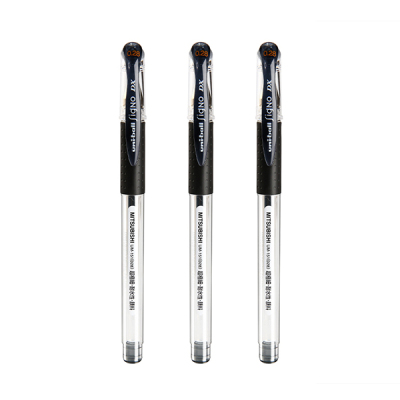 UNi Gel Pen UM151 Series Black 3EA 0.28mm 