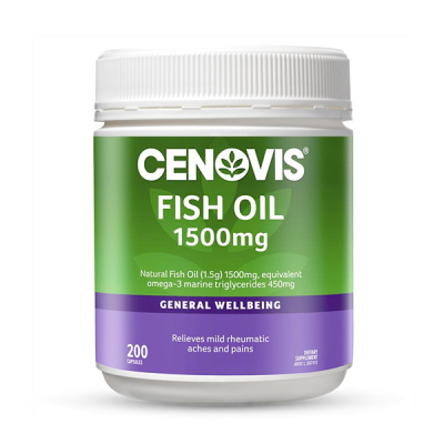Cenovis Fish Oil 1500mg 200 Pack 