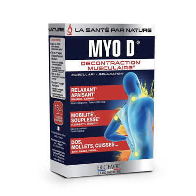 ERIC FAVRE Myo D - Muscle Relaxation 30 Tablets 