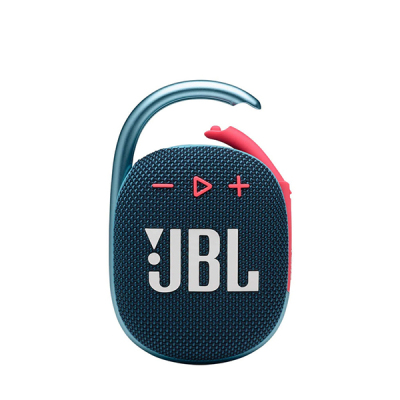 JBL CLIP4无线音乐盒四代 蓝牙便携音箱 蓝拼粉