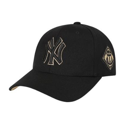 MLB棒球帽basic大檐 纽约洋基/金色32CP85911-1 