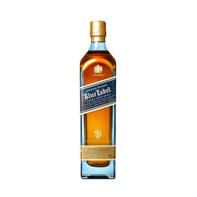 尊尼获加（JOHNNIE WALKER）洋酒 苏格兰进口威士忌whisky 蓝方 蓝牌500ml 