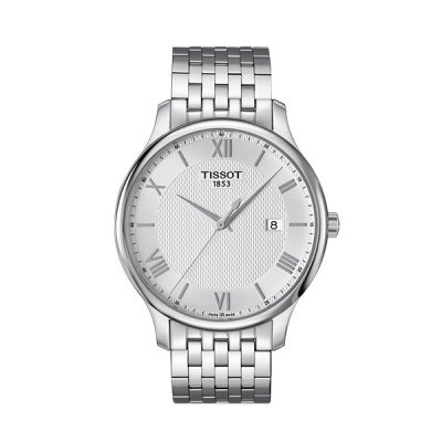 TISSOT Swiss-made Classic Elegant Series: Steel Bracelet Quartz Male Casual  Watch T063.610.11.038.00