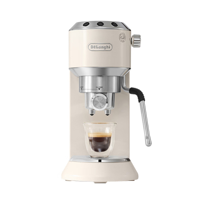 Delonghi 德龙 半自动咖啡机不锈钢小型蒸汽打奶泡 EC885.CR 