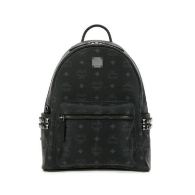 MCM Stark Visetos Backpack Schoolbag MMK7AVE99BK 