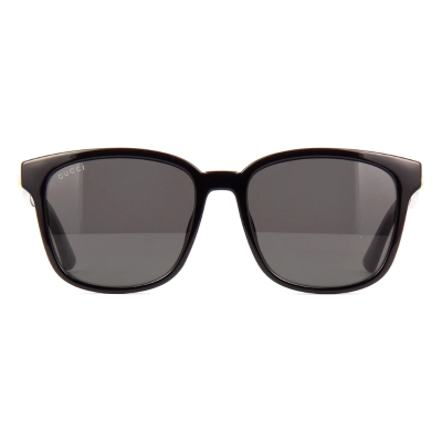 Gucci Classic Double G Retro Trend Sunglasses Men's Black GG0637SK 001 